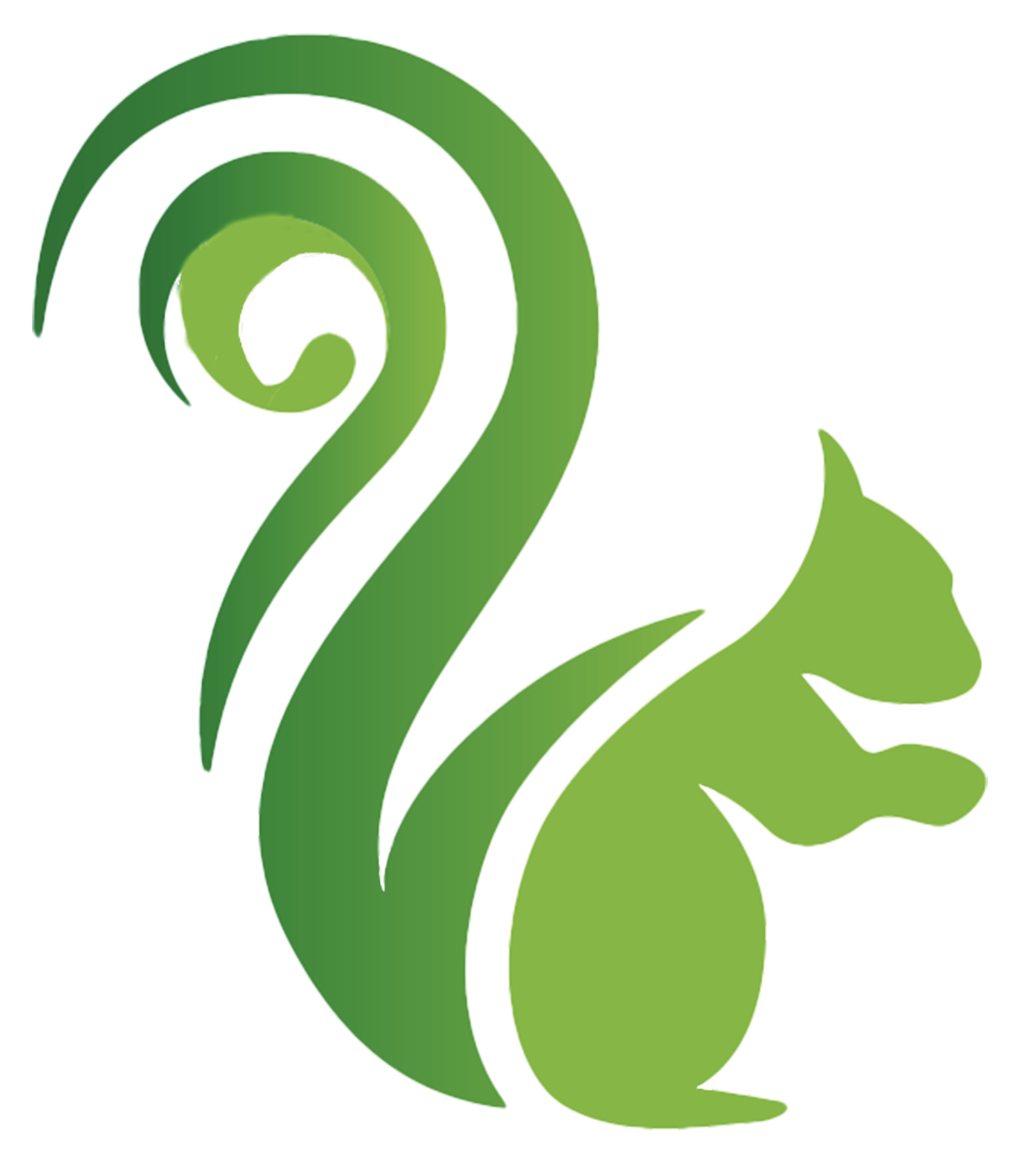 Logo de L'Écureuil Vert : un écureuil vert